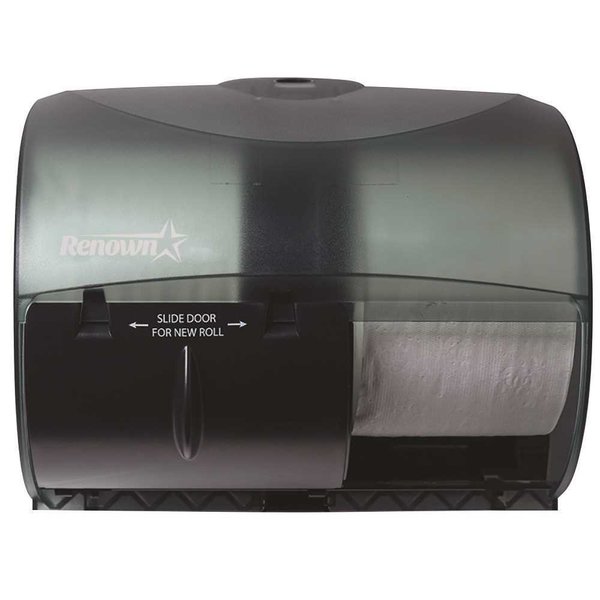 Renown Black for OptiCore Side by Side Toilet Paper Dispenser REN05162-WB